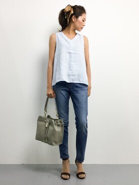 m.yさん（レディース・165cm）の夏コーディネート