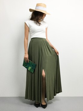 m.yさん（レディース・165cm）の夏コーディネート