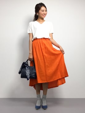 m.yさん（レディース・165cm）の夏コーディネート