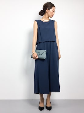 「Spick & Span（スピックアンドスパン）のアイテム（オールインワン・サロペット）」を使った、m.yさん（レディース・165cm）の夏コーディネート