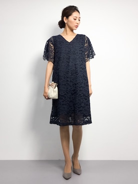 「Dorry Doll（ドリードール）のアイテム（バッグ）」を使った、m.yさん（レディース・165cm）の夏コーディネート