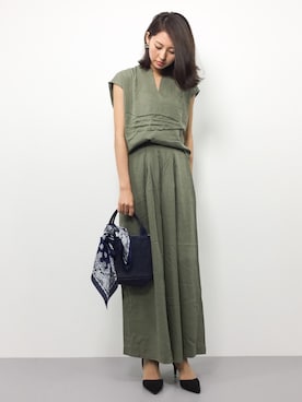 m.yさん（レディース・165cm）の夏コーディネート