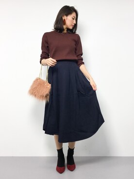 m.yさん(レディース・165cm)の秋コーディネート