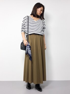 m.yさん（レディース・165cm）の秋コーディネート