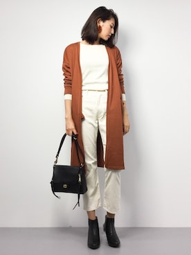 「N.（N. Natural Beauty Basic）（エヌエヌナチュラルビューティーベーシック）のアイテム（ブーティ）」を使った、m.yさん（レディース・165cm）の秋コーディネート