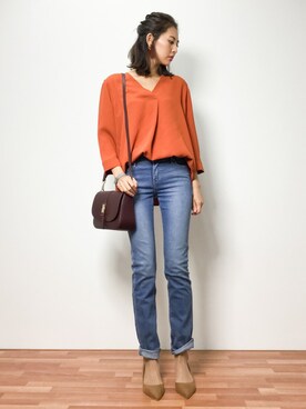 m.yさん（レディース・165cm）の秋コーディネート