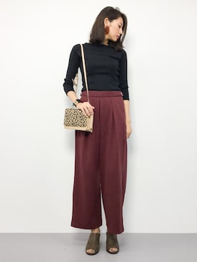 m.yさん（レディース・165cm）の秋コーディネート