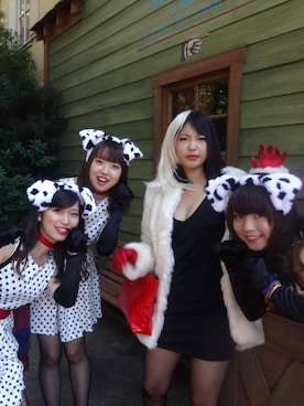「101匹わんちゃん」｜「アイテム（ワンピース/ドレス）」を使った、naoさん（レディース・155cm）の秋コーディネート
