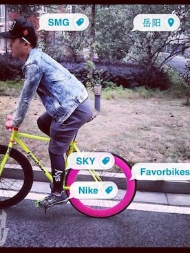 「SKY（スカイ）のアイテム」を使った、shutao391さん（メンズ・172cm）の秋コーディネート