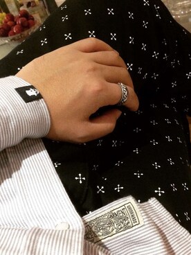 「H&M（エイチ・アンド・エム）のアイテム（リング）」を使った、shutao391さん（メンズ・172cm）の秋コーディネート
