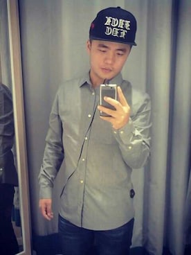 「SSUR（サー）のアイテム（帽子）」を使った、shutao391さん（メンズ・172cm）の秋コーディネート