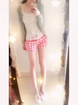 「Guess（ゲス）のアイテム（その他トップス）」を使った、Karin果鈴乀覀3覀丿さん（レディース・172cm）の春コーディネート