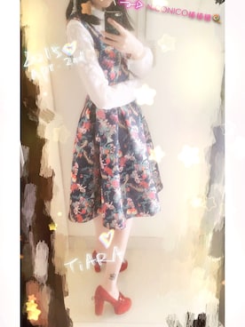 「Five Plusのアイテム（ワンピース、その他）」を使った、Karin果鈴乀覀3覀丿さん（レディース・172cm）の春コーディネート