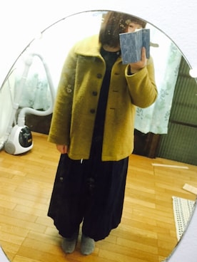 「Golden Bear（ゴールデンベア）のアイテム（その他アウター）」を使った、yuho.sさん（レディース・159cm）の冬コーディネート