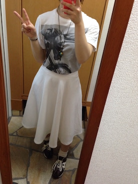 「RAW EDGE（ローエッヂ）のアイテム」を使った、にょてさん（レディース・154cm）の夏コーディネート