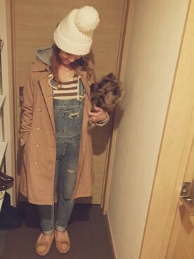 riosa◡̈⃝︎⋆︎*さん(レディース・158cm)の秋コーディネート