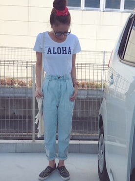 riosa◡̈⃝︎⋆︎*さん(レディース・158cm)の夏コーディネート