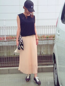 riosa◡̈⃝︎⋆︎*さん（レディース・158cm）の夏コーディネート