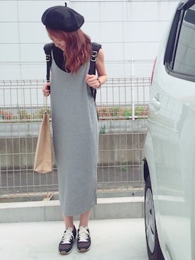 riosa◡̈⃝︎⋆︎*さん（レディース・158cm）の夏コーディネート