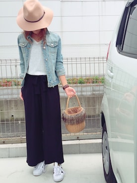 「ファー」｜riosa◡̈⃝︎⋆︎*さん（レディース・158cm）の秋コーディネート
