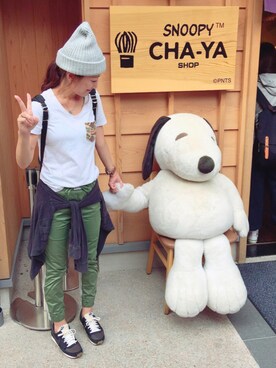 riosa◡̈⃝︎⋆︎*さん（レディース・158cm）の秋コーディネート