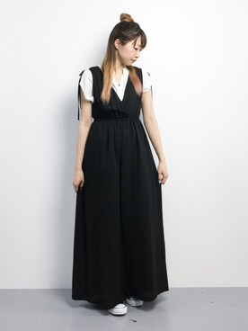 「Another Edition（アナザーエディション）のアイテム（つなぎ/オールインワン）」を使った、いぴさん（レディース・152cm）の春コーディネート