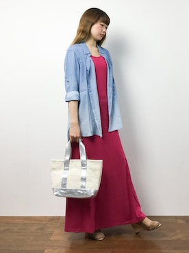 「LOWY（ロヴィ）のアイテム」を使った、いぴさん（レディース・152cm）の夏コーディネート