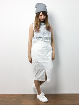 「ミディスカート」｜いぴさん（レディース・152cm）の夏コーディネート