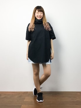 「unrelaxing（アンリラクシング）のアイテム」を使った、いぴさん（レディース・152cm）の夏コーディネート