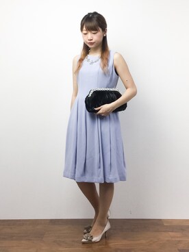 「laboratory work（ラボラトリーワーク）のアイテム（ドレス）」を使った、いぴさん（レディース・152cm）の夏コーディネート