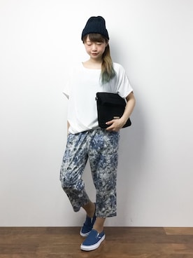 「adonis green（アドニスグリーン）のアイテム」を使った、いぴさん（レディース・152cm）の夏コーディネート