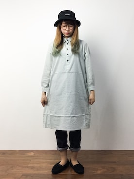 「テーパードデニム」｜いぴさん（レディース・152cm）の夏コーディネート