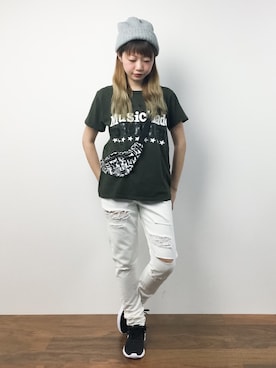 「FABRICK（ファブリック）のアイテム」を使った、いぴさん（レディース・152cm）の夏コーディネート