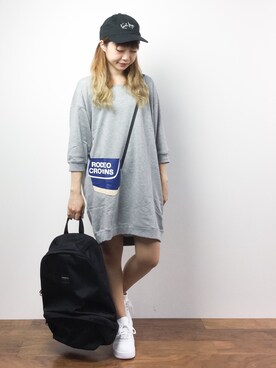 「chapter world（チャプターワールド）のアイテム（バッグ）」を使った、いぴさん（レディース・152cm）の夏コーディネート