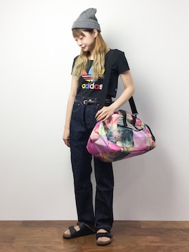 「テーパードデニム」｜いぴさん（レディース・152cm）の夏コーディネート