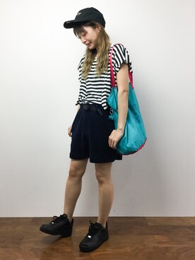 「kipling（キプリング）のアイテム」を使った、いぴさん（レディース・152cm）の夏コーディネート