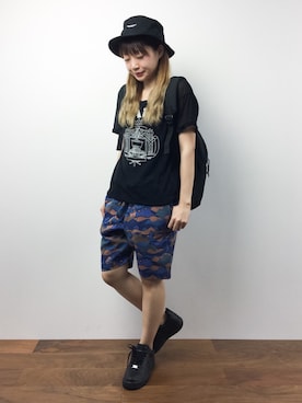 「min@RNA（ミンアットアールエヌエー）のアイテム」を使った、いぴさん（レディース・152cm）の夏コーディネート