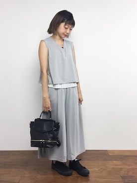 「3wayバッグ」｜いぴさん（レディース・152cm）の夏コーディネート