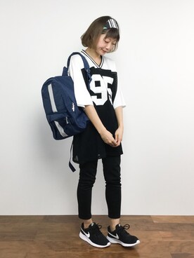 「Via Demizon（ビアデミゾン）のアイテム」を使った、いぴさん（レディース・152cm）の夏コーディネート