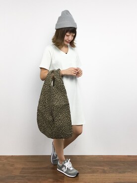 「MASTER&Co（マスターアンドコー）のアイテム（バッグ）」を使った、いぴさん（レディース・152cm）の夏コーディネート