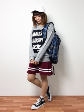 「ROXY(ロキシー)のアイテム」を使った、いぴさん(レディース・152cm)の秋コーディネート