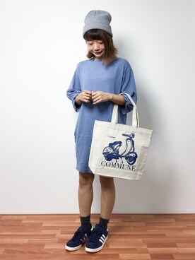 「common.（コモン）のアイテム」を使った、いぴさん（レディース・152cm）の秋コーディネート