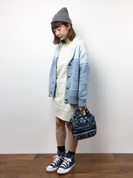 「cepo（セポ）のアイテム（チュニック）」を使った、いぴさん（レディース・152cm）の秋コーディネート