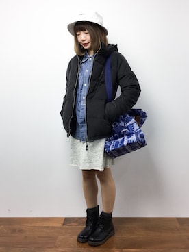 「ROXY(ロキシー)のアイテム」を使った、いぴさん(レディース・152cm)の秋コーディネート