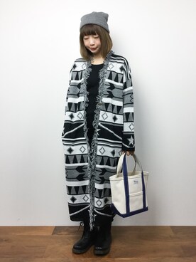 「RODEO CROWNS WIDE BOWL（ロデオクラウンズワイドボウル）のアイテム（その他アウター）」を使った、いぴさん（レディース・152cm）の秋コーディネート
