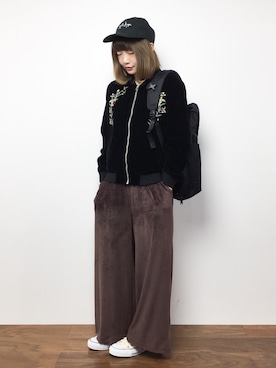 「Factor=（ファクターイコール）のアイテム（ジャケット/アウター）」を使った、いぴさん（レディース・152cm）の秋コーディネート