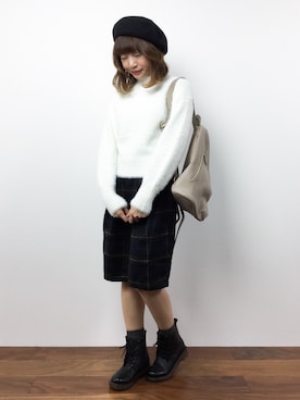 「RANAN（ラナン）のアイテム（バッグ）」を使った、いぴさん（レディース・152cm）の秋コーディネート