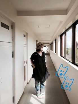 「&sloe（アンドスロウ）のアイテム」を使った、キノさん（レディース・150cm）の夏コーディネート