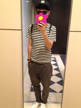 ともみさん（メンズ・180cm）の夏コーディネート