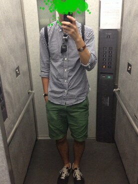 ともみさん（メンズ・180cm）の夏コーディネート